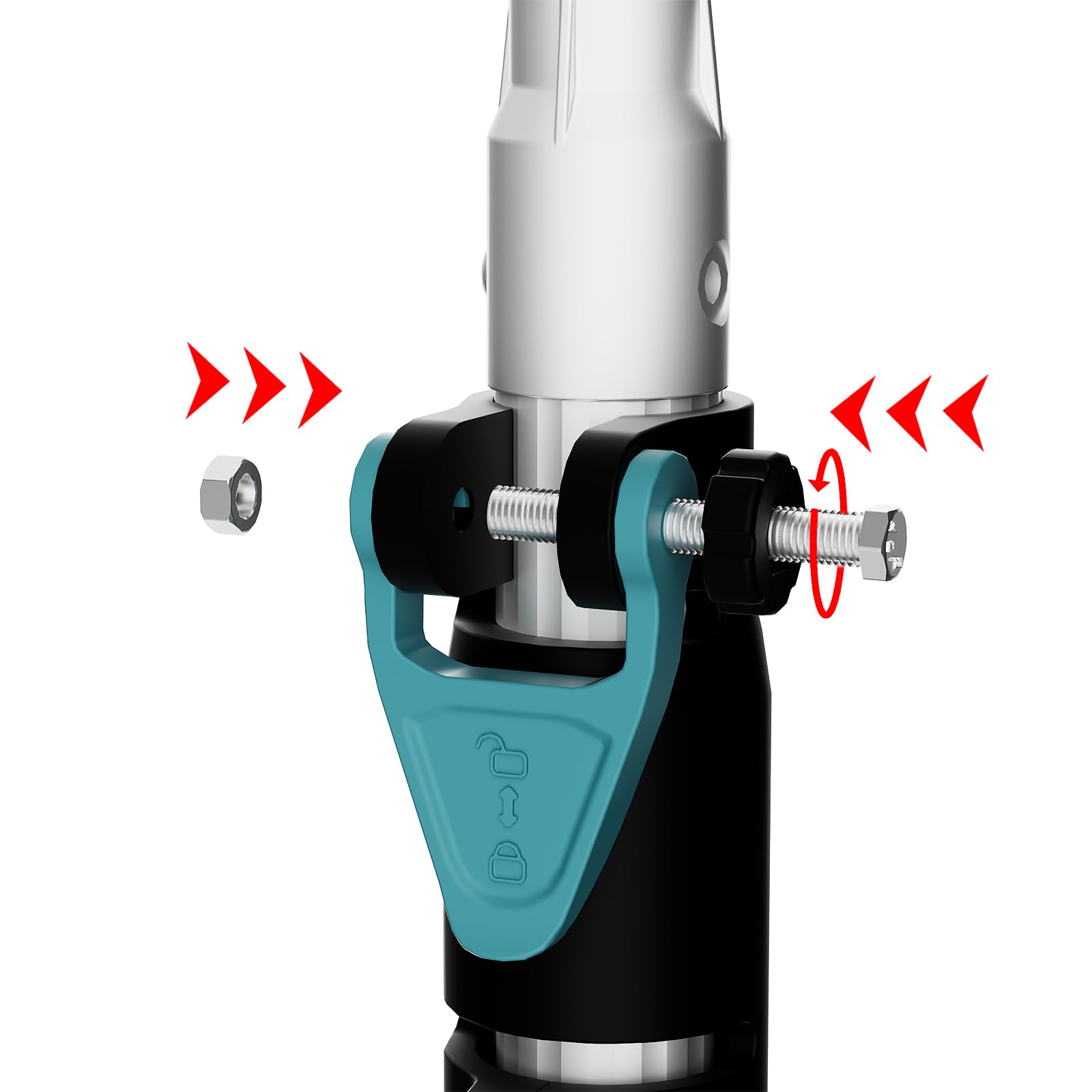 Window Squeegee Adapter for Effortless Cleaning and Versatile Use