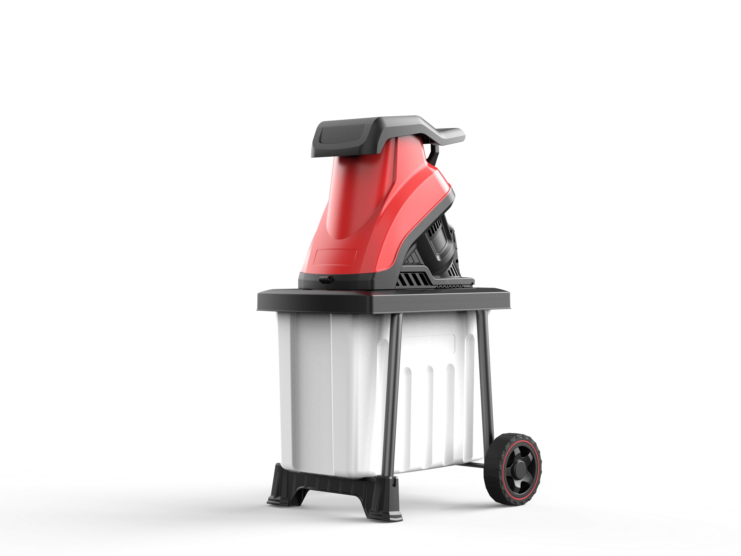 MZK Electric Wood Chipper Shredder with Collection Bin for Efficient Yard Cleanup