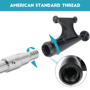 TelesPro Nylon Boat Hook Attachment - Durable and Versatile for 12FT, 24FT, 30FT Extension Poles (Poles Sold Separately)