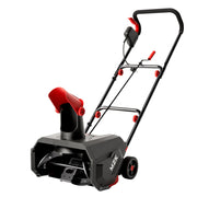 MZK 14.5-Inch Electric Walk-Behind Snow Blower with 20ft Throwing Distance and 13-Amp Motor, Black with Directional Chute Control