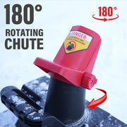 MZK 23-Inch Electric Walk-Behind Snow Blower - 15-Amp Motor, 30ft Throwing Distance, Directional Chute Control, Black