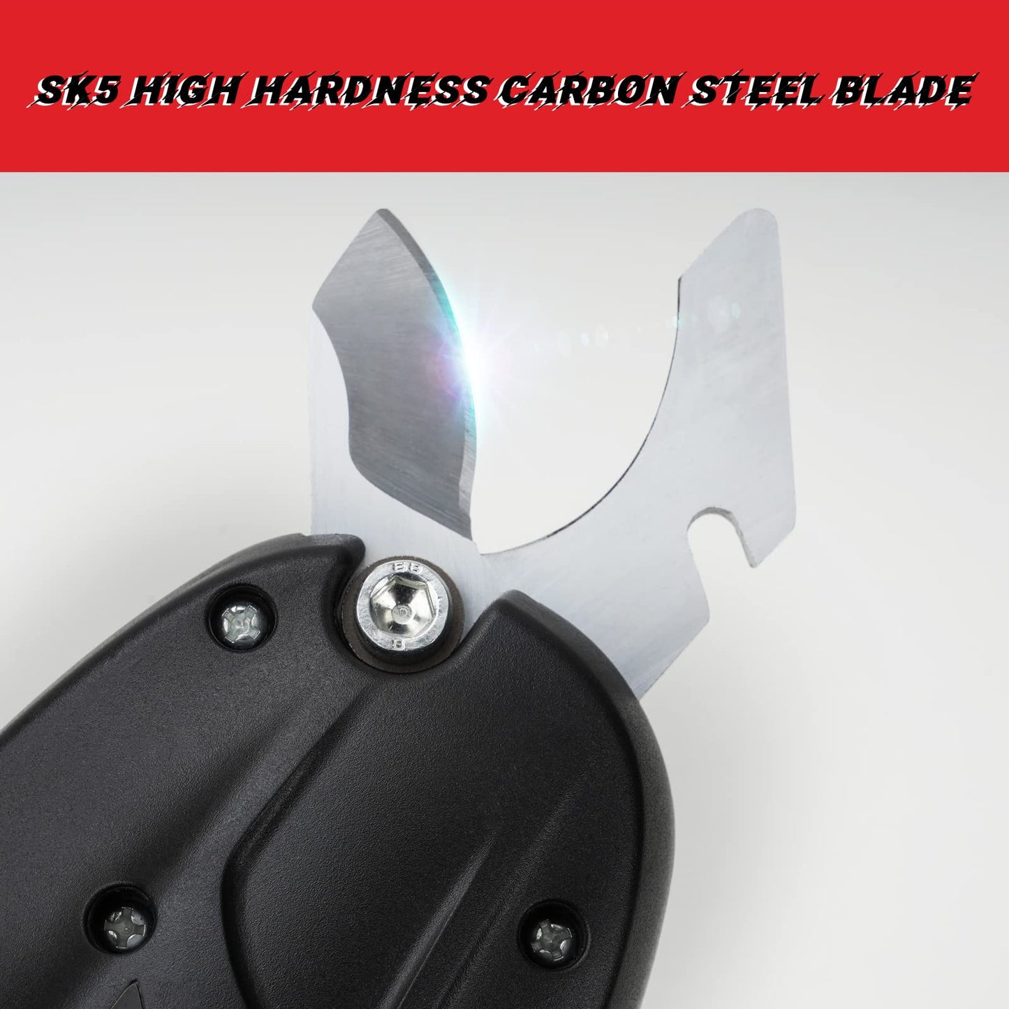 MZK Professional Cordless Electric Pruning Shears - 7.2V Battery-Powered Trimmers for Tree Branches and Flowering Bushes with Safety Protection, Max Cutting Diameter 16mm (0.63inch)