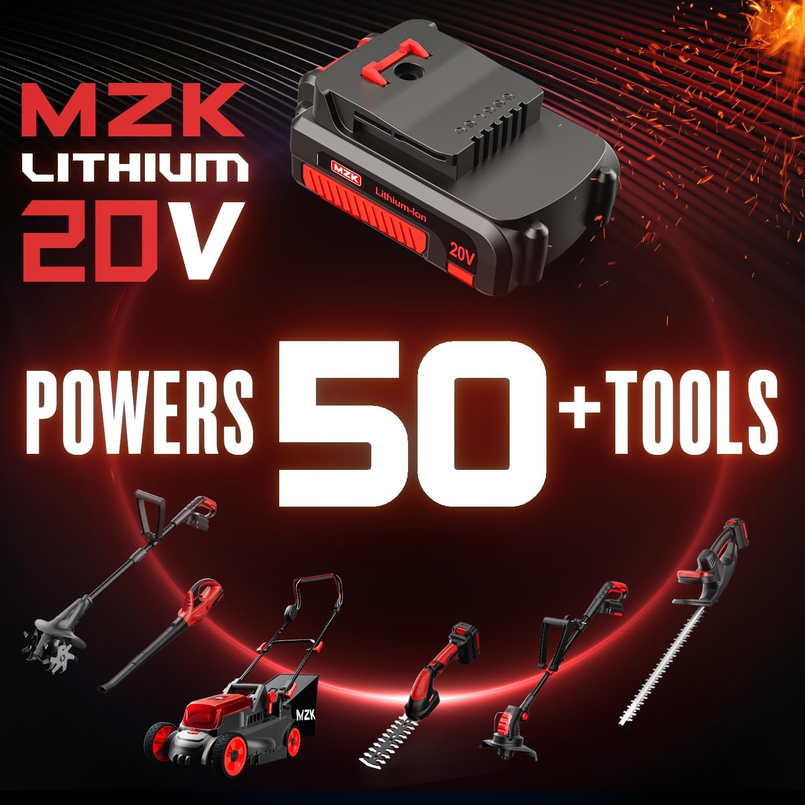 MZK 20V Battery Pack - 20V 4Ah High-Performance Power Solution