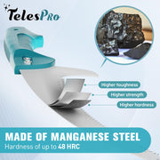 TelesPro 16-Inch Handheld Pruning Saw for Effortless Tree Trimming - Compatible with US Acme Thread Poles