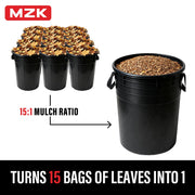 MZK 3-in-1 Electric Leaf Blower Corded - Leaf Vacuum & Mulcher with 460 CFM, 167 MPH Airflow and 40L Collection Bag for Yard & Garden