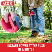 MZK 3-in-1 Electric Leaf Blower Corded - Leaf Vacuum & Mulcher with 460 CFM, 167 MPH Airflow and 40L Collection Bag for Yard & Garden